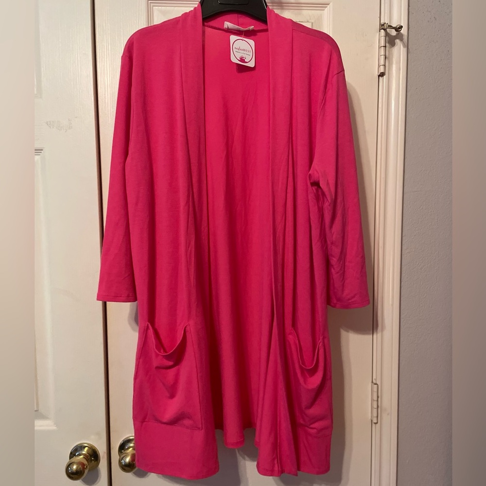 Zenana 3/4 Sleeve Sweater/cover